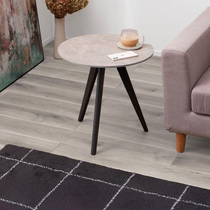 ラウンドサイドテーブル マルモ