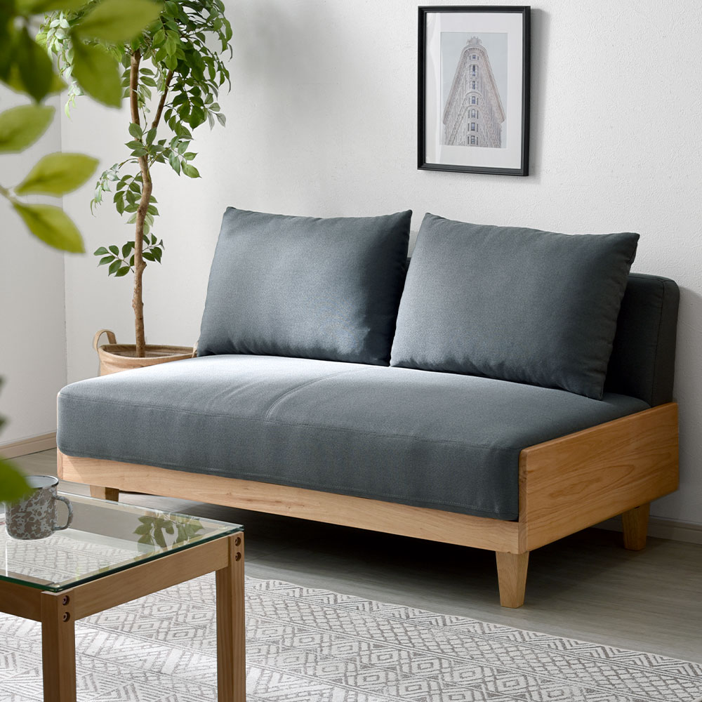 おしゃれ ソファ 北欧 2．5人掛け キユイ