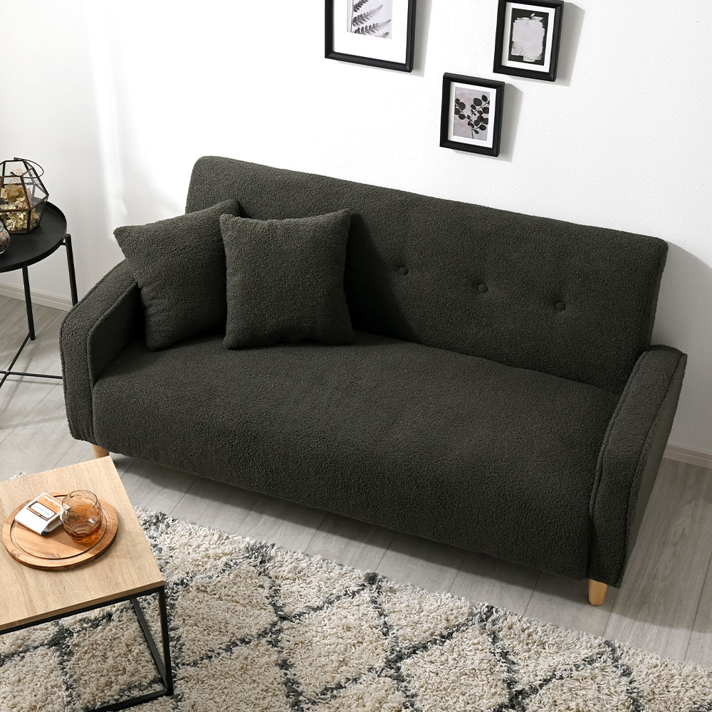 ブークレ生地 ソファ 2．5人掛け 2．5P ルポ