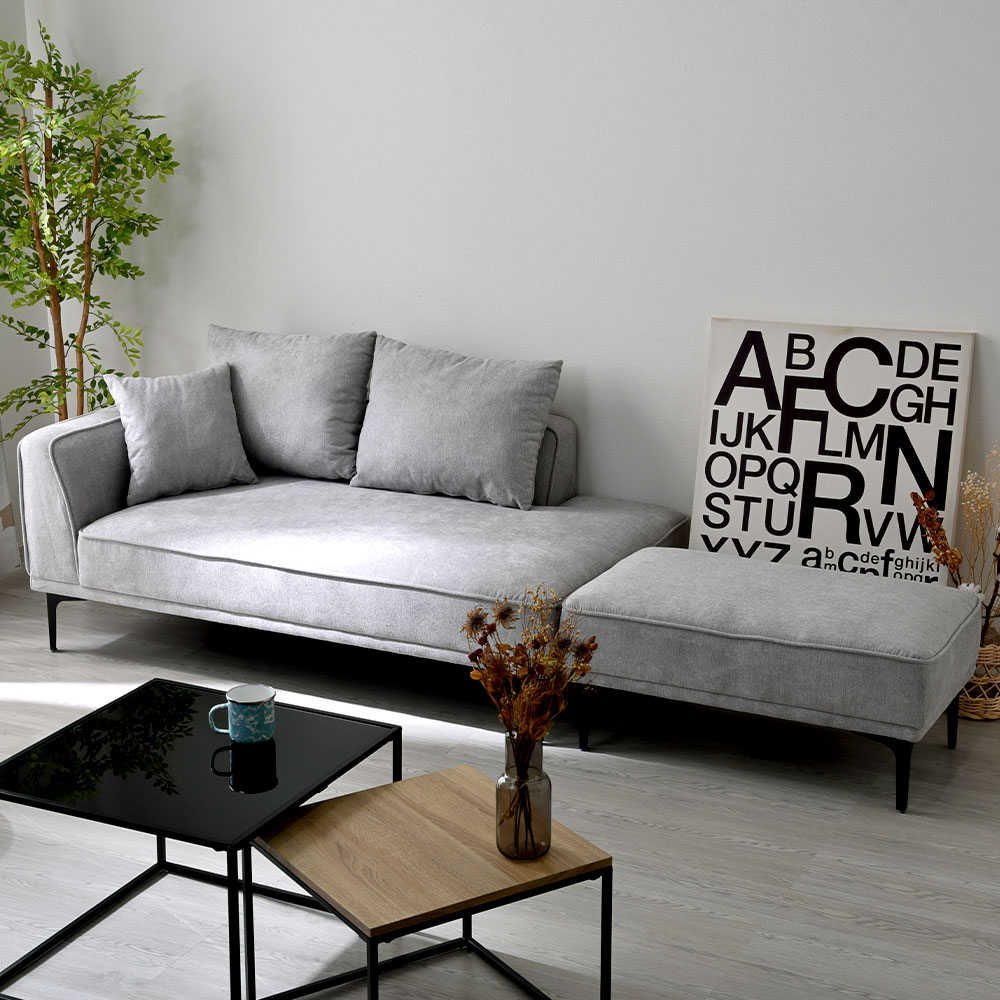 スチール脚 10style デザイン カウチソファ ウィーリー