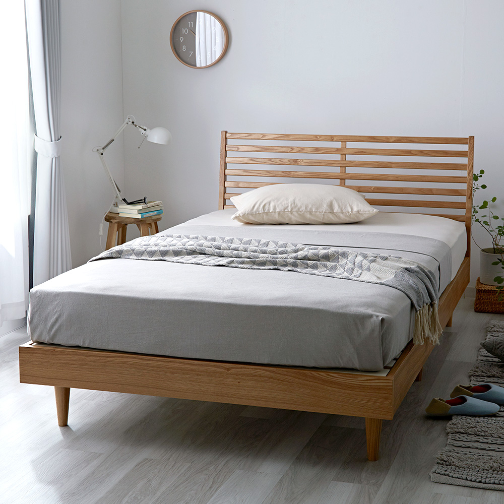 天然木 ベッドフレーム Base >