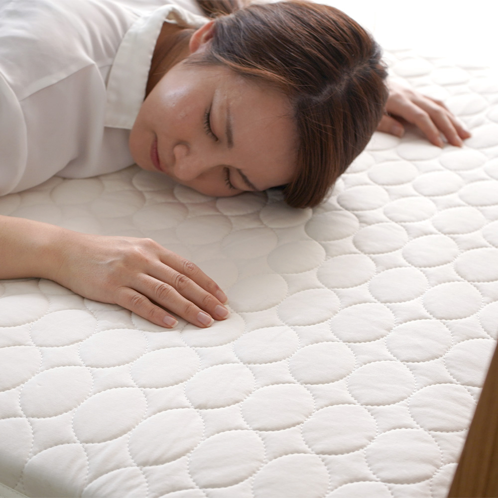 プレミアム フロストコットン100% 冷感敷きパッド Momo