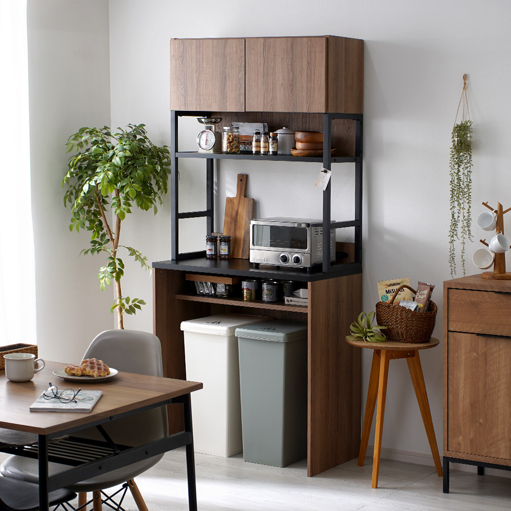 キッチン収納 ゴミ箱上ラック