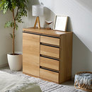 スリム キャビネット 扉 日本製 完成品 ムルート