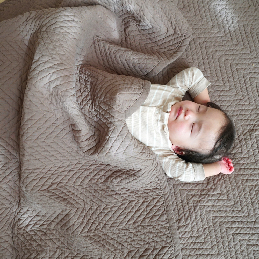 イブル ヘリンボーン柄 マルチカバー