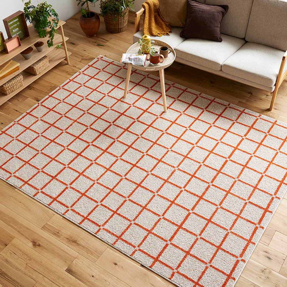 ウォッシャブルラグ オセロ