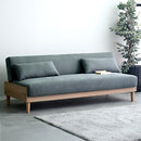 北欧風 ソファベッド クッション付き 188cm グラス