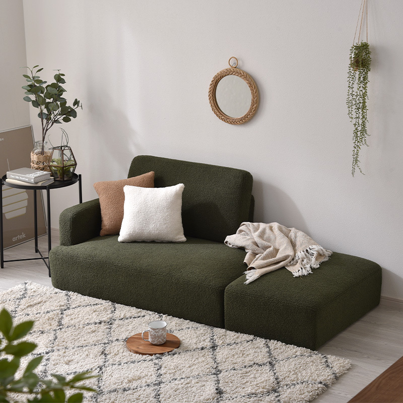 デザイン カウチソファー ブークレ 10style モフ｜ユニットシェルフ