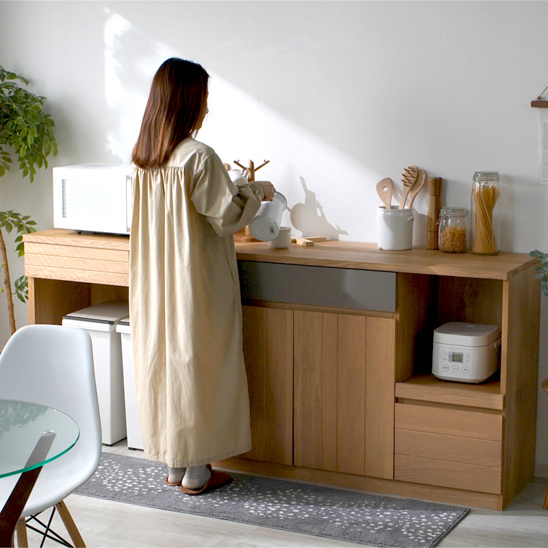 オートム 幅80cm 高さ85cm フリーカウンター｜ユニットシェルフ 家具