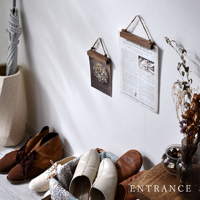 壁掛け アンティーク風 ハンキングクリップ Mサイズ サンチ｜ユニット