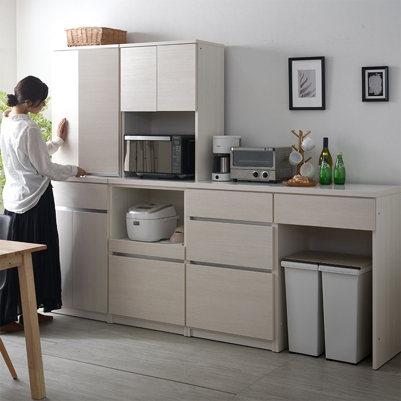 国産 ユニット キッチン収納 カフェ 幅60cmタイプ｜ユニットシェルフ