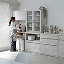 国産 ユニット キッチン収納 キューブ