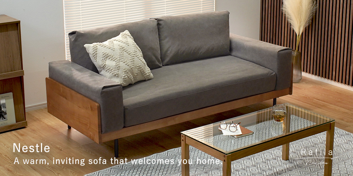 ソファにもベッドにもなる、マルチデザイン。